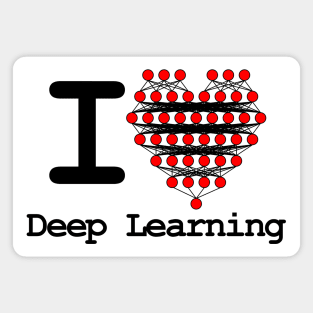 "I Love Deep Learning" Neural Networks Magnet